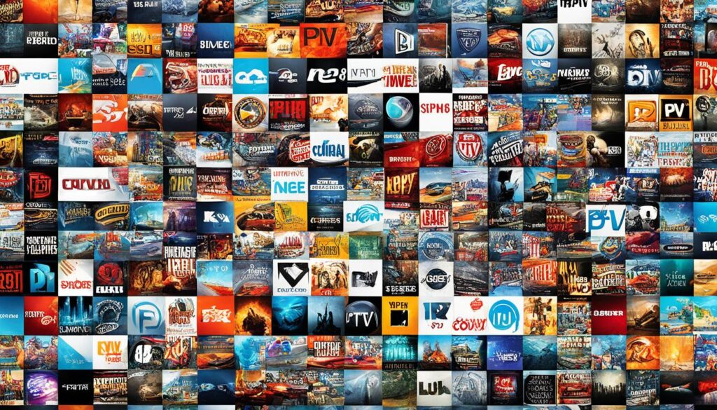 Wide range of IPTV content