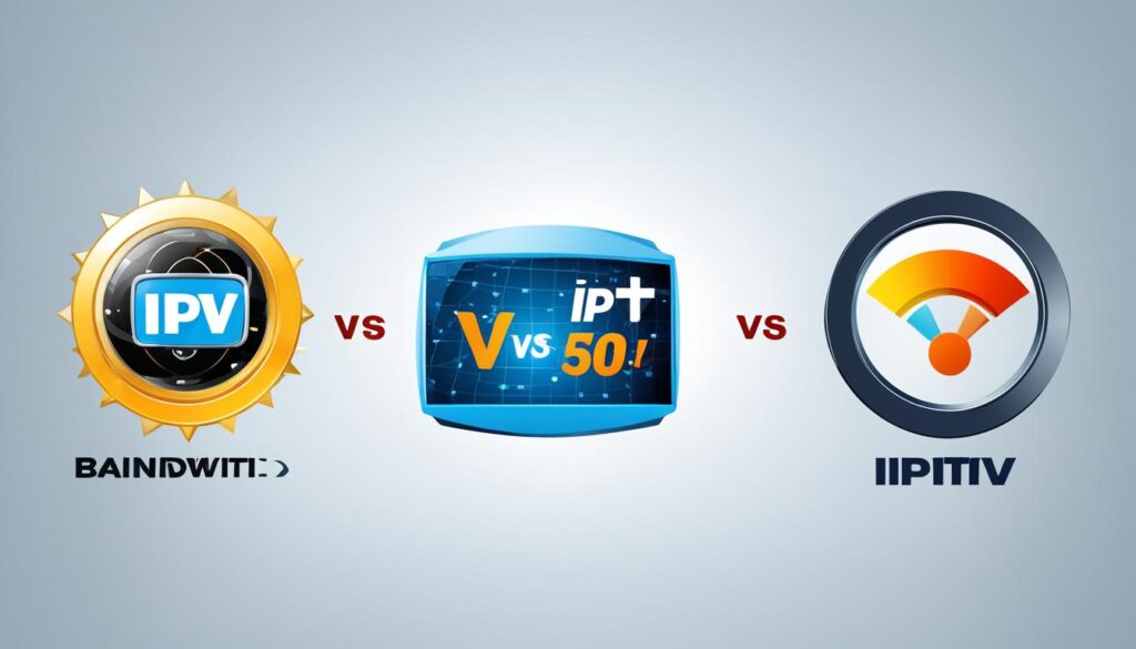 bandwidth requirements for IPTV streaming