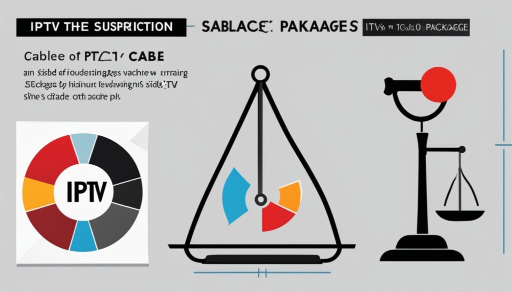 cost comparison IPTV subscription cable TV packages