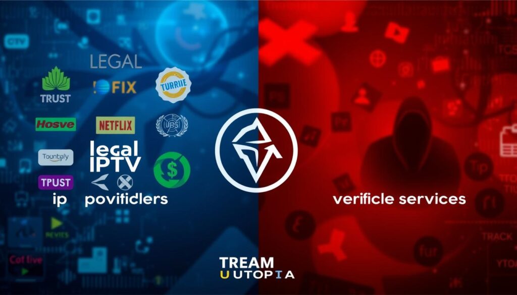 legal IPTV providers and unverified IPTV services