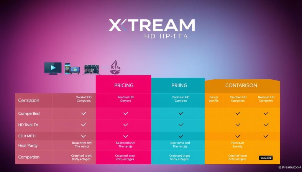 Xtream IPTV comparison pricing plans