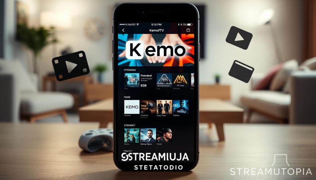 iOS IPTV installation with Kemo IPTV app for iPhone