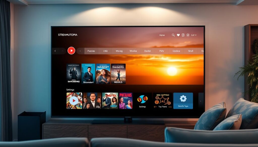 Smart IPTV interface