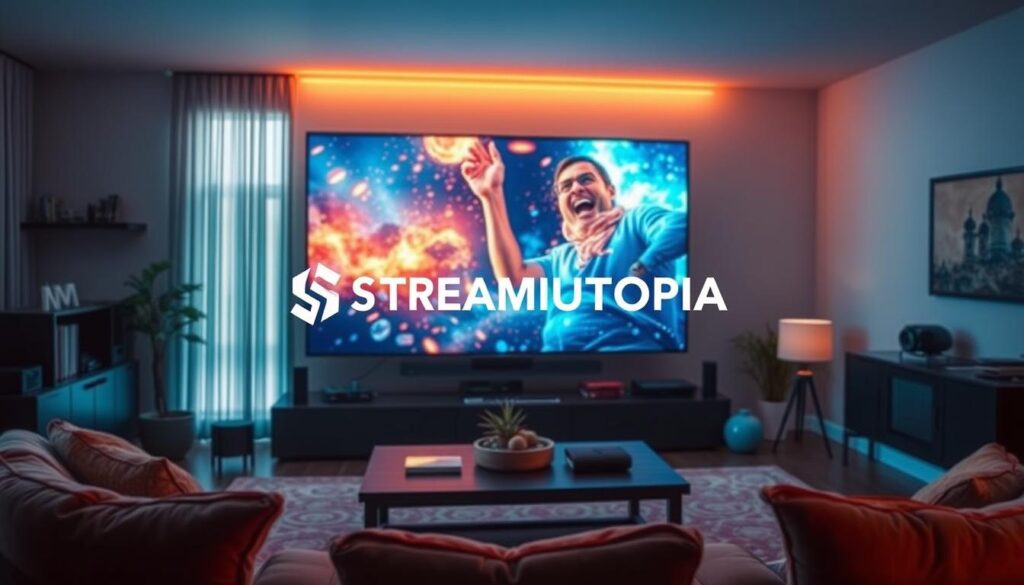 High-quality streaming options with immersive experience at StreamUtopia