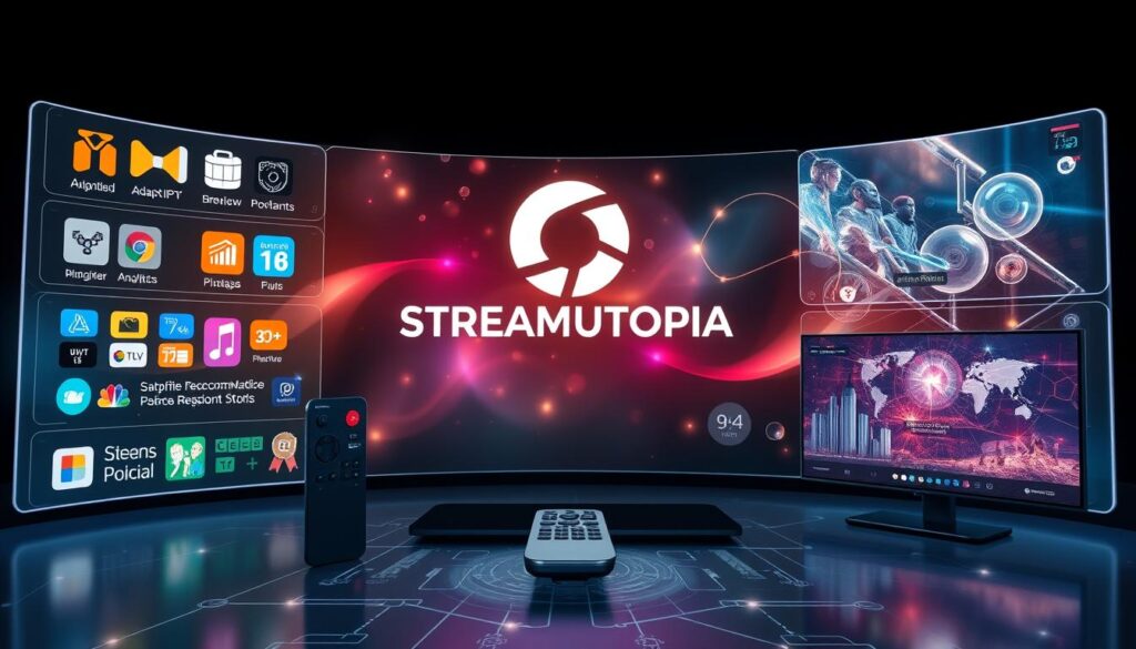 interactive features of StreamUtopia