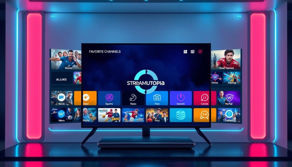content organization in StreamUtopia